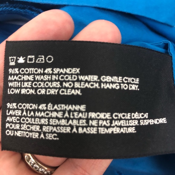 [Club Monaco] Blue Button Back Cut Out Dress - Picture 7 of 8